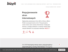 Tablet Screenshot of bizzit.pl